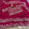 SF Fendy Satin Embroidery Designer Ladies Saree Wholesale Market In Surat